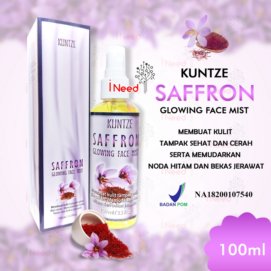 (INEED)KUNTZE SAFFRON Glowing Face Mist 100ml