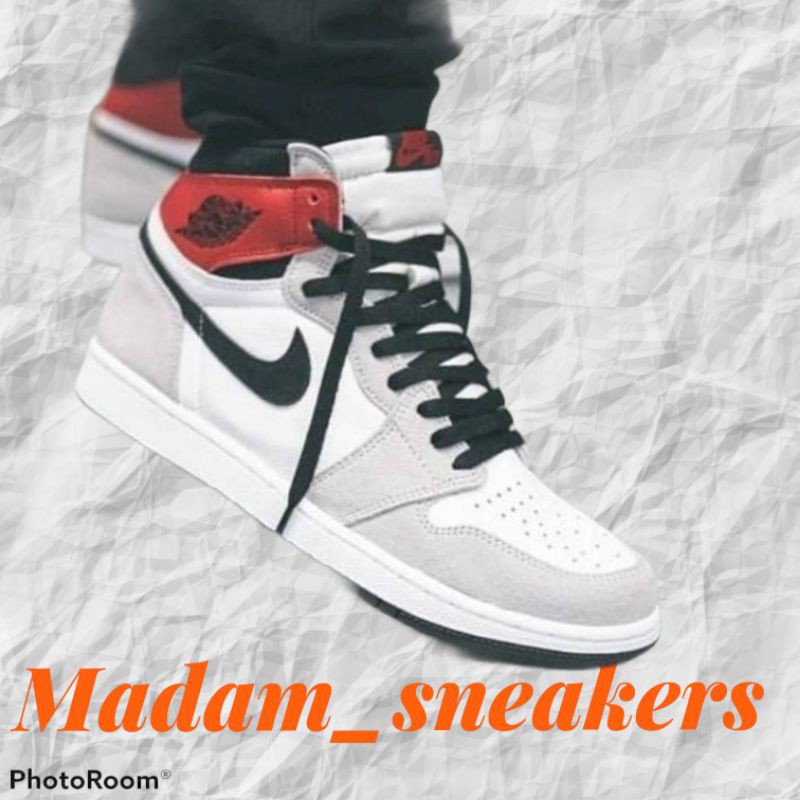 Sepatu Nike air Jordan 1 High Smoke Grey