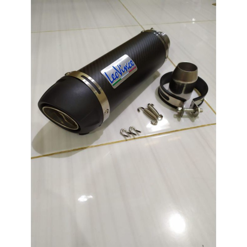 knalpot racing leovince ori taiwan buat ninja 250/cbr250/zx250r/cbr150/r25 dll