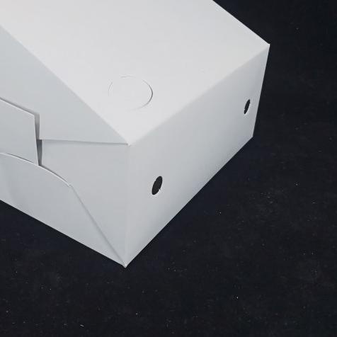 

Ω KOTAK KUE - SNACK BOX - DUS KEMASAN MAKANAN - UK 12X16 - POLOS -100PCS ➮