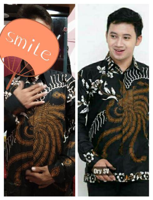 Bswart Batik Hrb026 Kenongo Hem Pendek Padi Pekalongan M L Xl Batik Pria Murah Modern Grosir