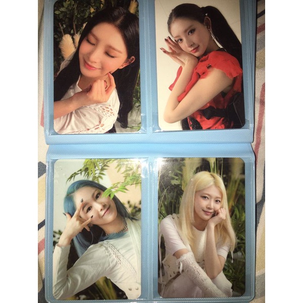 PHOTOCARD AISHA YIREN MIA ONDA GROUP EVERGLOW LAST MELODY FIRST MEMOIR