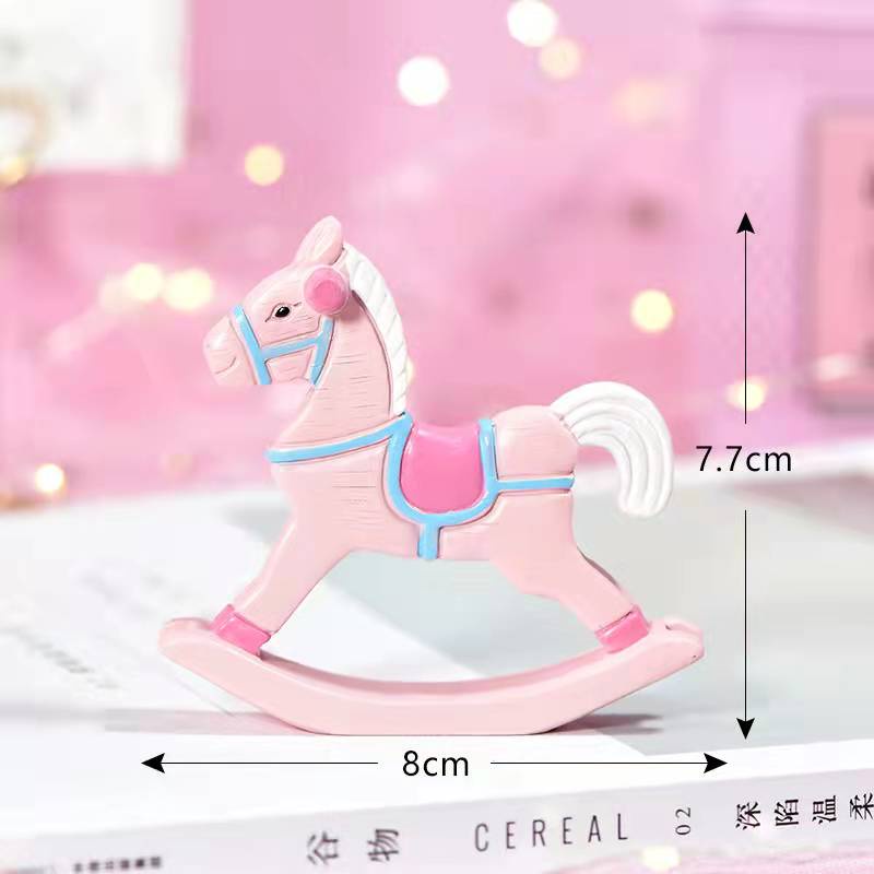 Cake Topper Miniatur Toper Hiasan Kue Ultah Little Pony Kuda Ayun /Pcs