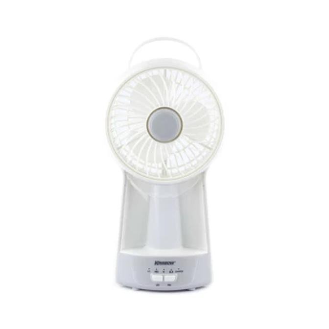 krisbow Kipas Dan Lampu Penerangan Darurat Rechargeable