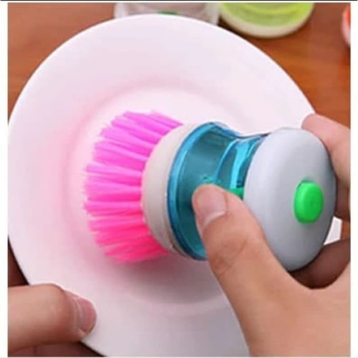 SIKAT MINI PANCI 2IN1 - MINI BRUSH - SIKAT MINI DENGAN TEMPAT SABUN