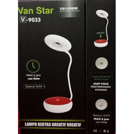 LAMPU BELAJAR V-9033 / LAMPU MEJA BELAJAR VANSTAR