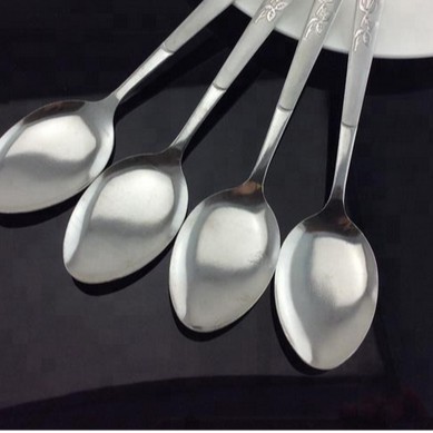 Sendok Makan Stainless  Motif Bunga