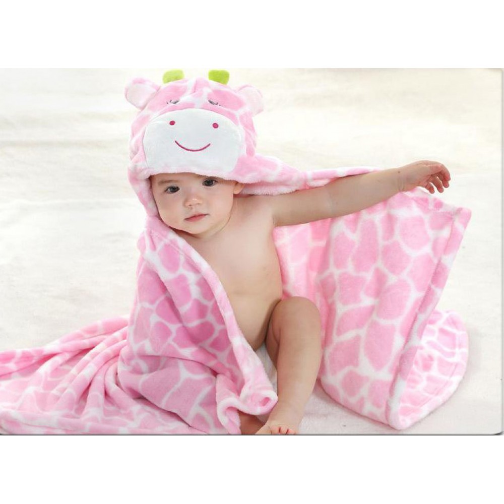 SELIMUT BABY BLANKET/SELIMUT TOPI KARAKTER/ SELIMUT BAYI LEMBUT