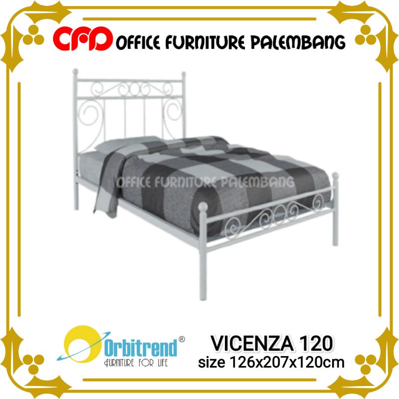 ranjang besi orbitrend vicenza ranjang besi single ranjang asrama ranjang kost