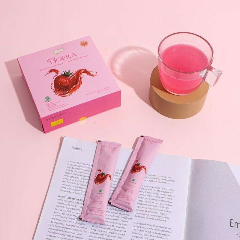 Noera Collagen Drink - Suplemen Pemutih Kulit Noerabeautycare Noera Drink Me Collagen BPOM