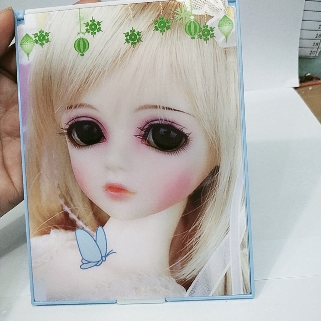 Cermin Lipat Besar Karakter Lucu Cermin Kosmetik Cantik
