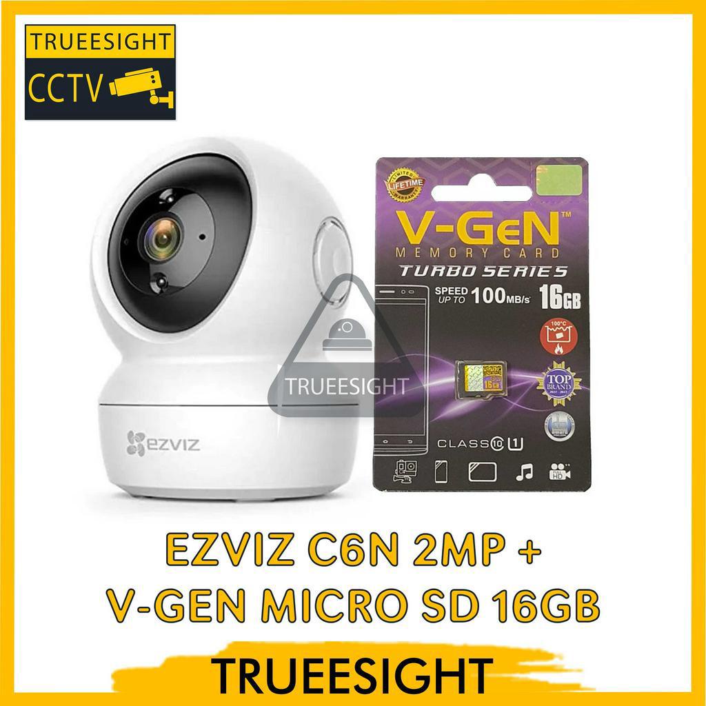 EZVIZ C6N 2MP + MICRO SD CARD 16GB CCTV WIFI