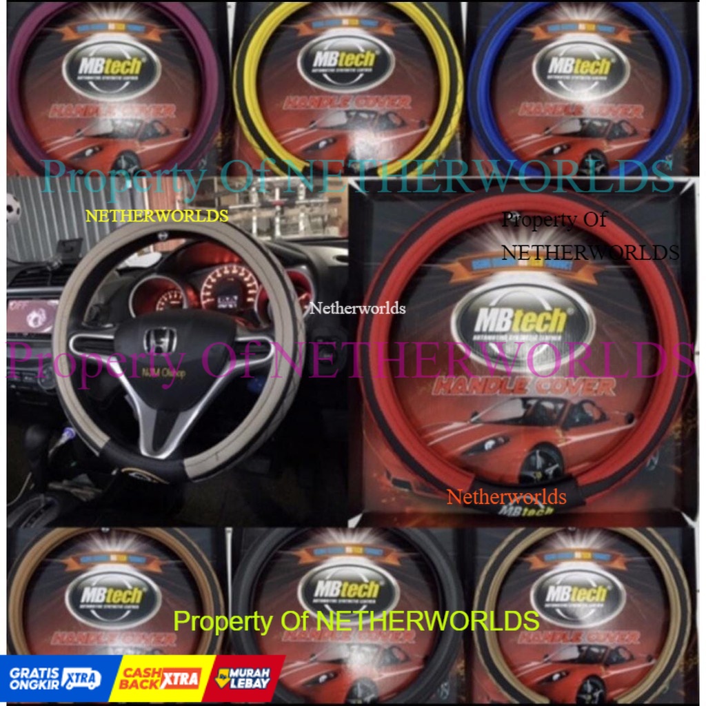 Cover Sarung Setir Mobil KIJANG KAPSUL / KIJANG SUPER Stir MBTech Bordir MBTECH ORIGINAL