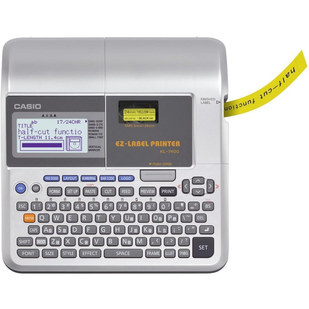 STATIONERY Casio Label Printer KL-7400 - Mesin Label Printer Casio KL 7400