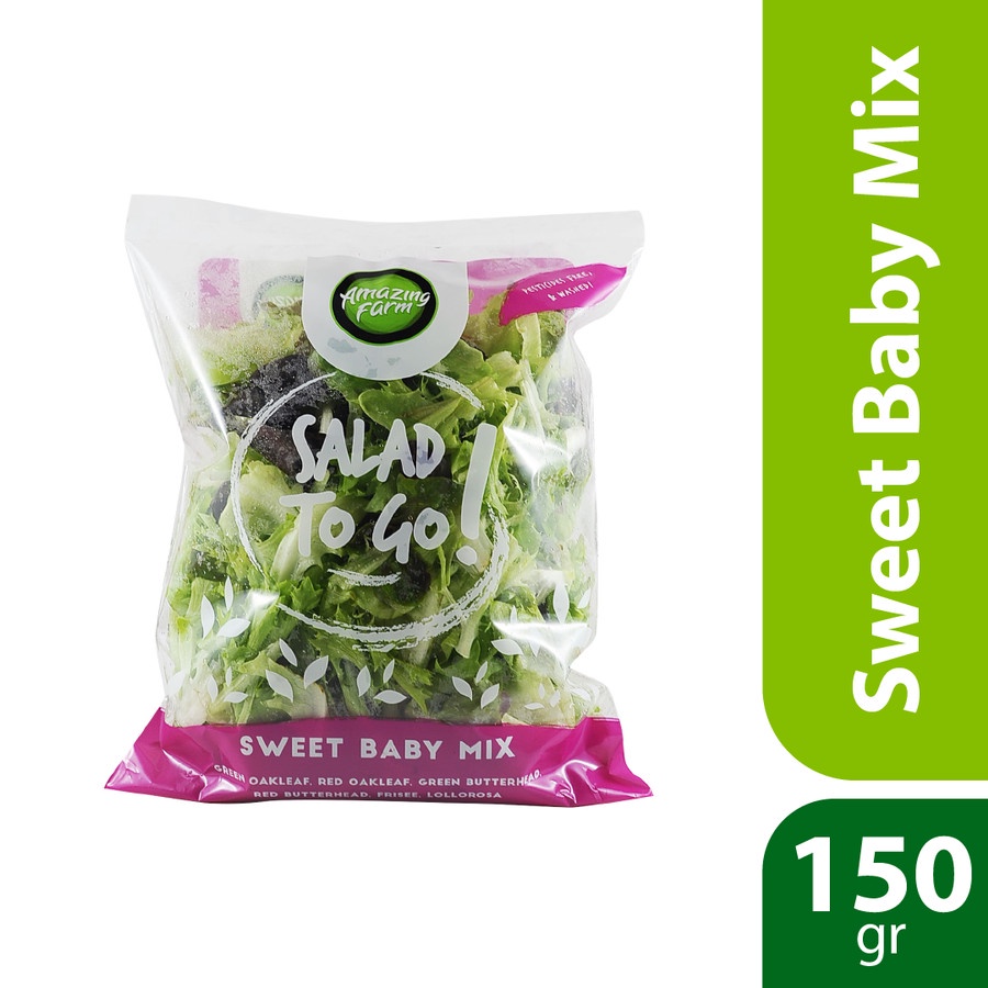 Amazing Farm, Salad To Go Sweet Baby Mix 150gr
