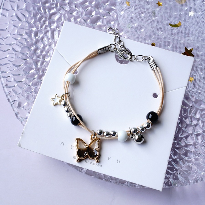 Daisy Gelang Couple Etnik Bead Tali Persahabatan Braided Bracelet/Mahasiswa Friendship Adjustable Fashion Aksesoris ANTOP-L2