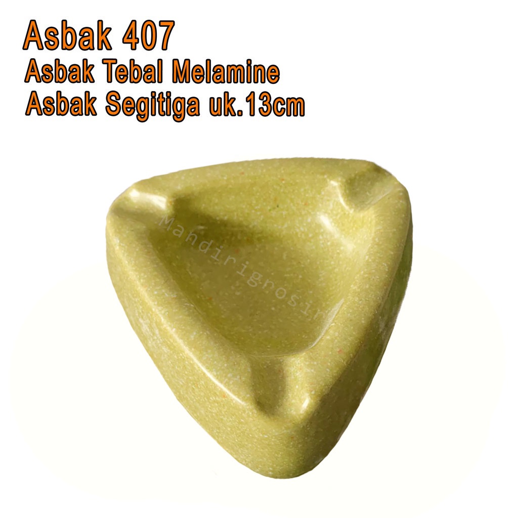 Asbak Melamine *Asbak 407 * Asbak Segitiga Tebal *uk.13cm