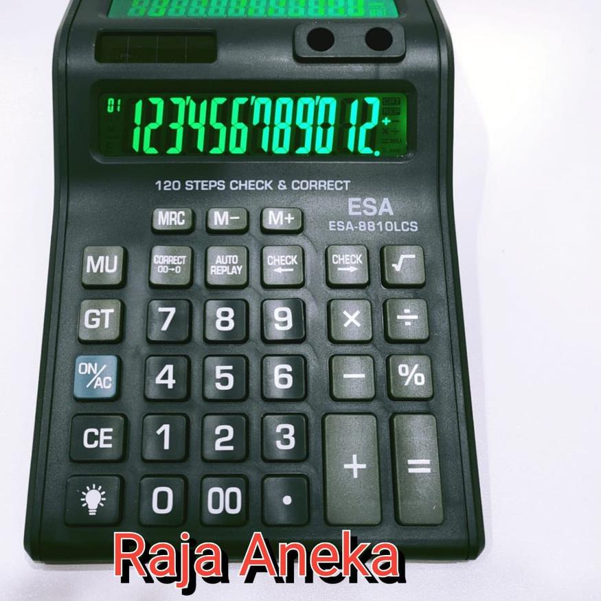 

Update Kalkulator Digital LED 2 Layar 12 Digit ESA - Kalkulator Check / Calculator Dagang Besar / Kakulator