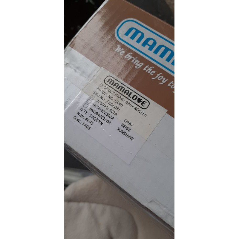 Bouncer Mamalove Preloved