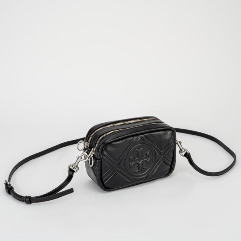 Tory Burch Perry Bombe Puffy Mini Bag Black (80423)