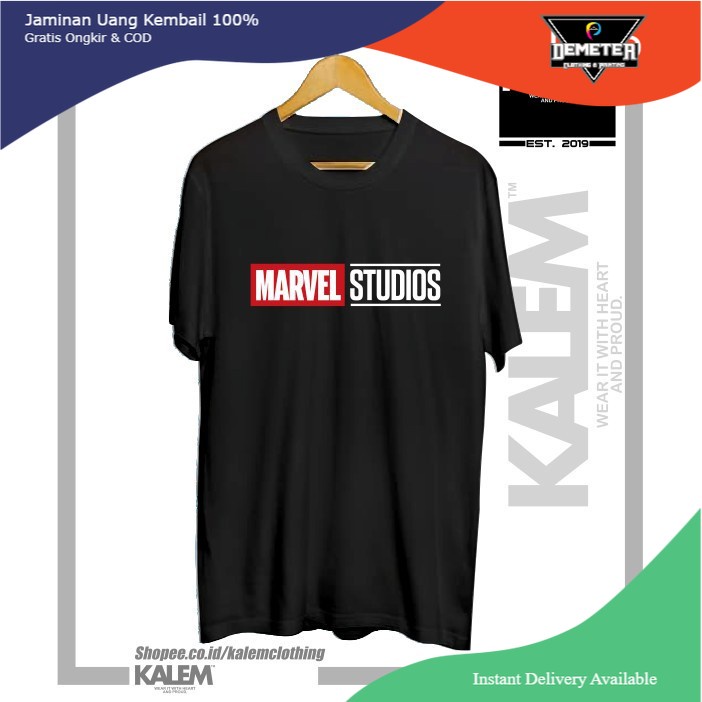Kaos Baju Distro MARVEL STUDIOS Original Terlaris - KALEMCLOTHING -Mawar