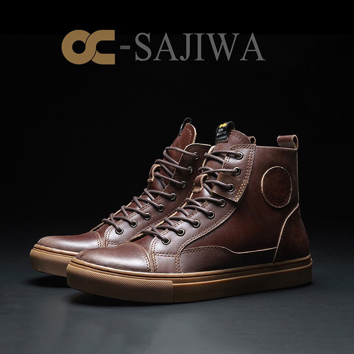 SEPATU BOOT FULL KULIT OC-SAJIWA