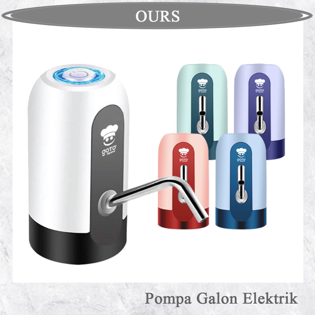 Jual Goto Pompa Galon Elektrik Goto Hydro Dispenser Air Minum Gallon Tahan Lebih Lama Ready Stok 3707
