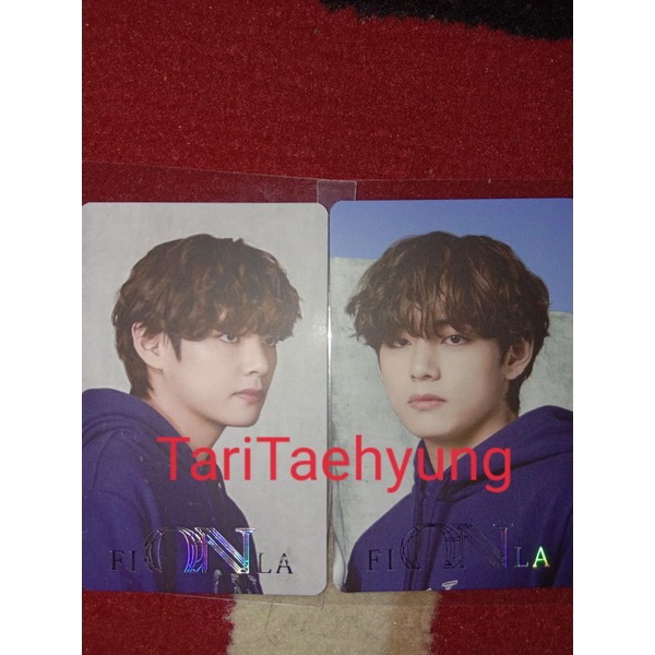BTS x FILA ON photocard pc photo card Official Kim Taehyung / V