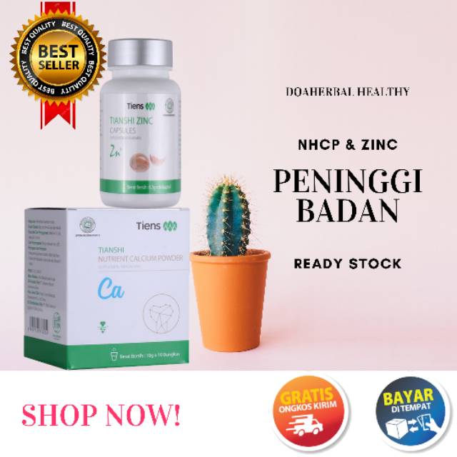 

(COD) OBAT PENINGGI BADAN TIENS PERAWATAN BADAN KESEHATAN || SUSU NHCP DAN ZINC