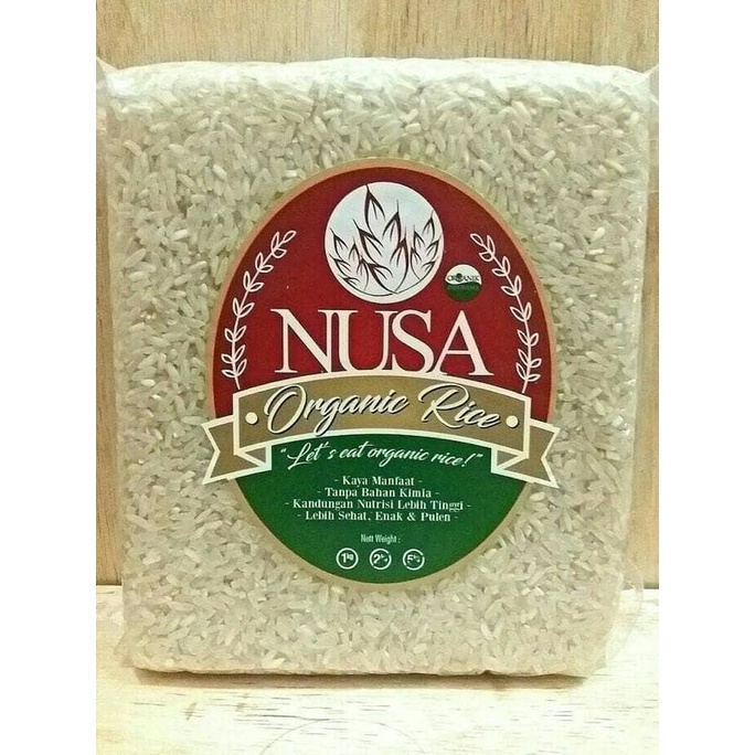 

Beras Putih Long Grain Organik Nusa (Low Ig) 5Kg Terpercaya