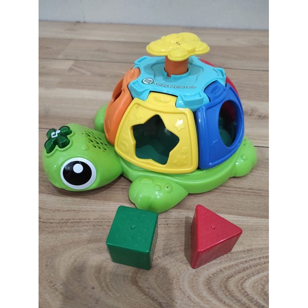 Preloved Mainan Electrik Anak Edukasi Leapfrog Sorting Spin Surprise Turtle Leap Frog