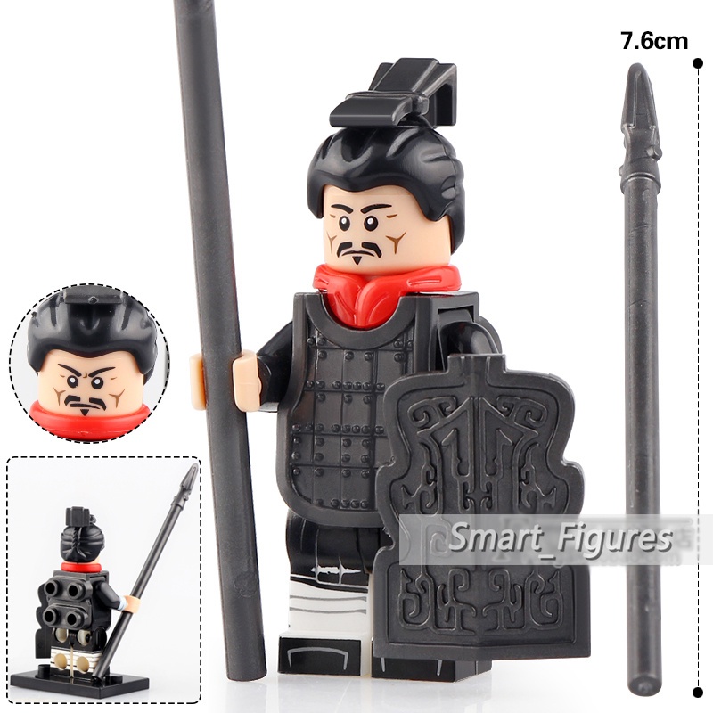 Mainan Action Figure Minifigures First Emperor of Qin Elite Kuno China Qin Soldiers KT1088