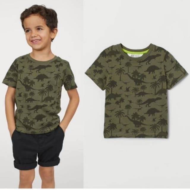 H*M dino tee 6-8t