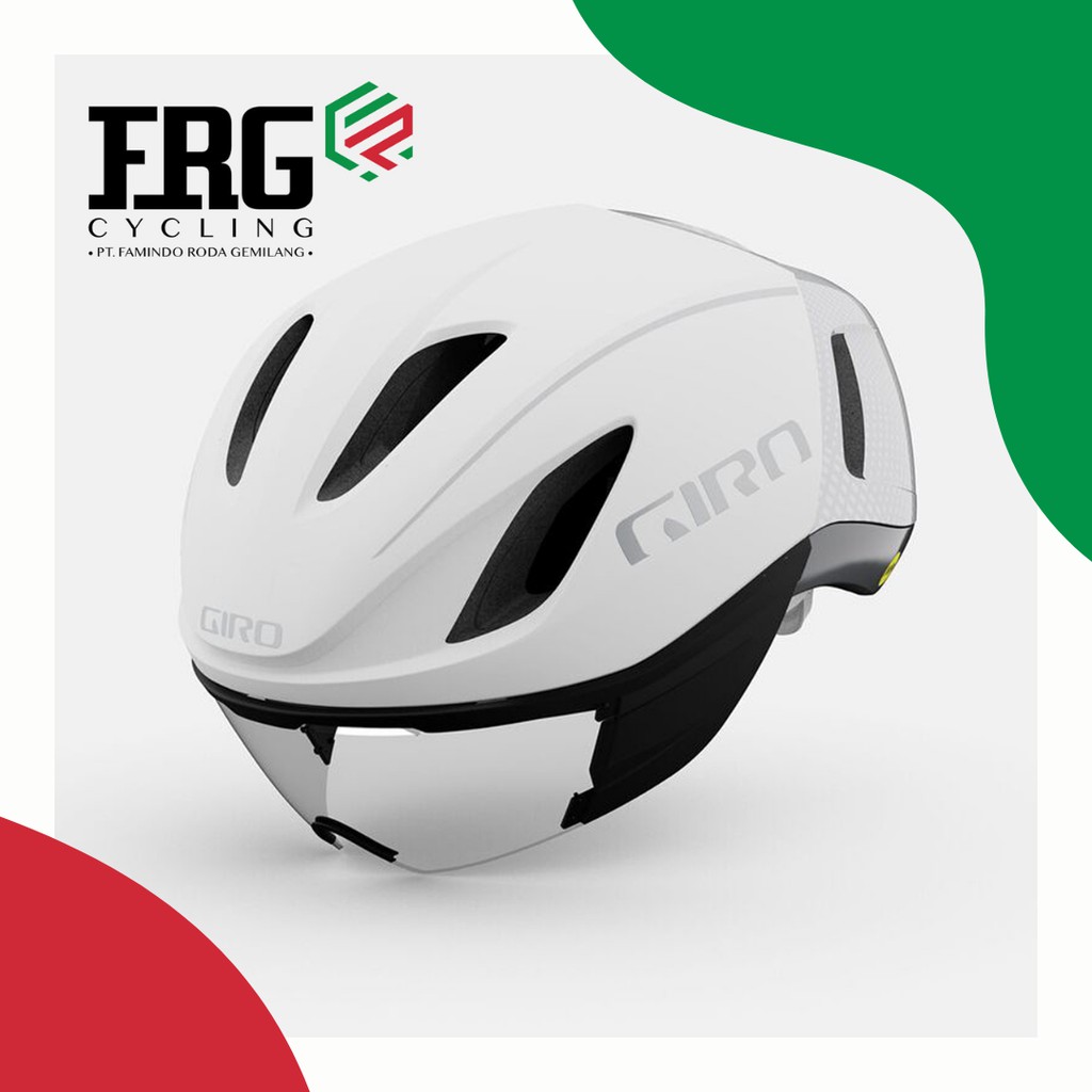 Helm Sepeda Helmet Giro GR Vanquish MIPS AF Matte White