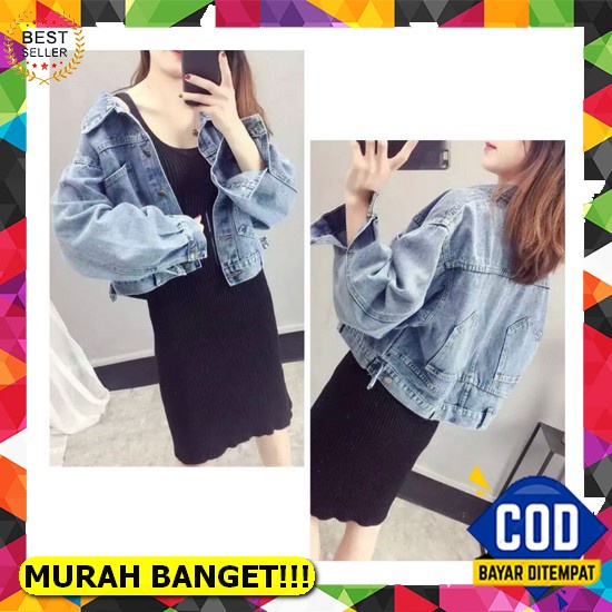 Jaket Wanita Korea Import Cwe Distro Cewek Jins Uo554 Jaket Levis Yw154 Off White Station Best Sell 