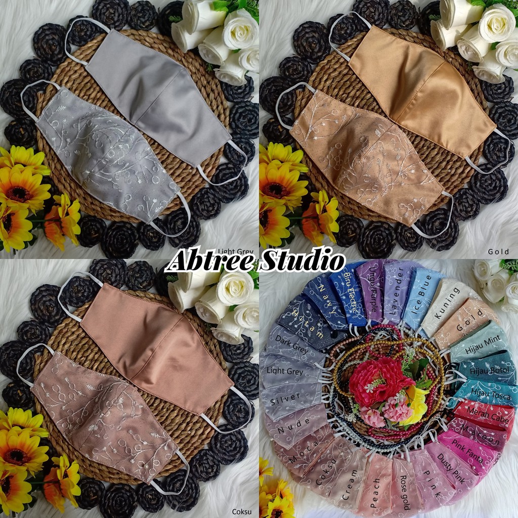 masker couple brokat tile brukat broklat bruklat warna warni buat pesta pernikahan ijab akad nikah