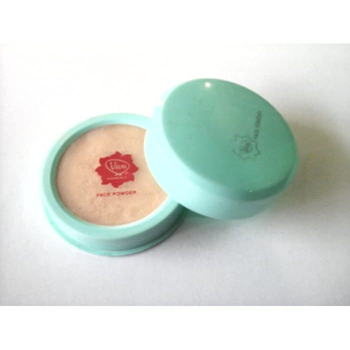 `ღ´ PHINKL `ღ´ 【v】【i】【v】【a】 Viva bedak tabur bulat hijau loose powder hasil natural