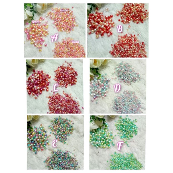 mutiara ringan sembur 4mm 6mm 8mm