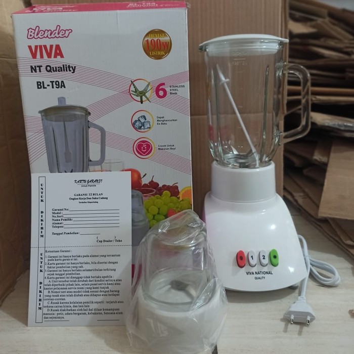 BLENDER NATIONAL VIVA BL T9A KACA TERMURAH ORIGINAL