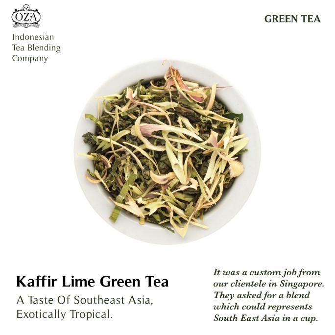 

[[BISA COD]] OZA Tea - Kaffir Lime Green Tea | Green Tea | 40 gram (20 cups) PROMO SPECIAL Kode 261