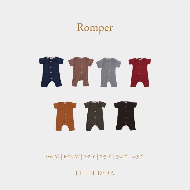 LITTLEDYRA ROMPER DYRA ROMPER SEGIEMPAT ANAK BAYI 0-3 TAHUN