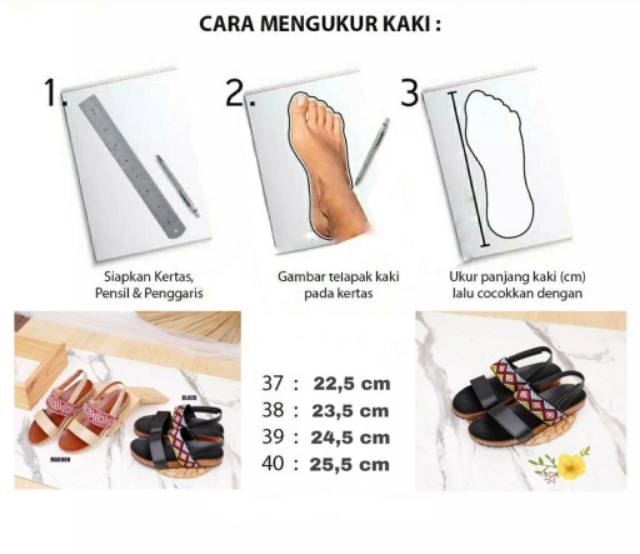 Sandal Wanita Etnik Tali Sendal Flat Nastya Slip Sandal Teplek Nasya 41 Hitam Ethnic Remaja Murah-4