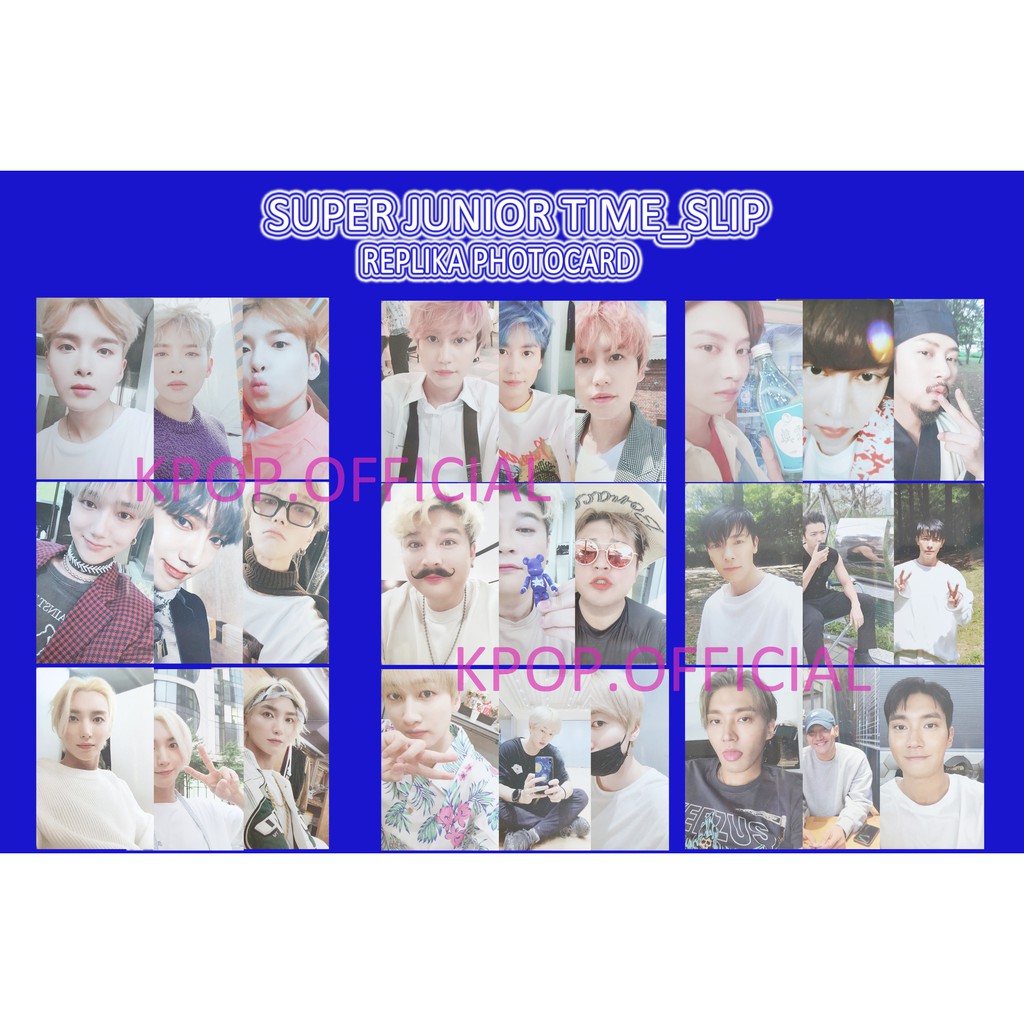 [ READY STOCK ] SUPER JUNIOR TIME SLIP PHOTOCARD