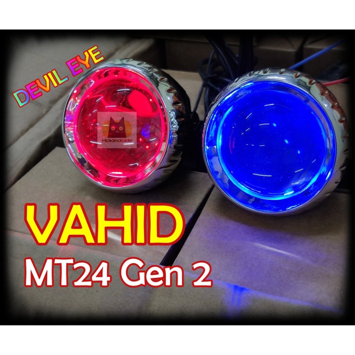Vahid MT24 Gen 2 Original FOGLAMP Cut Off DE projektor lampu tembak - Merah