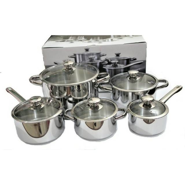Panci Vita Cookware 5 set tutup Pirex
