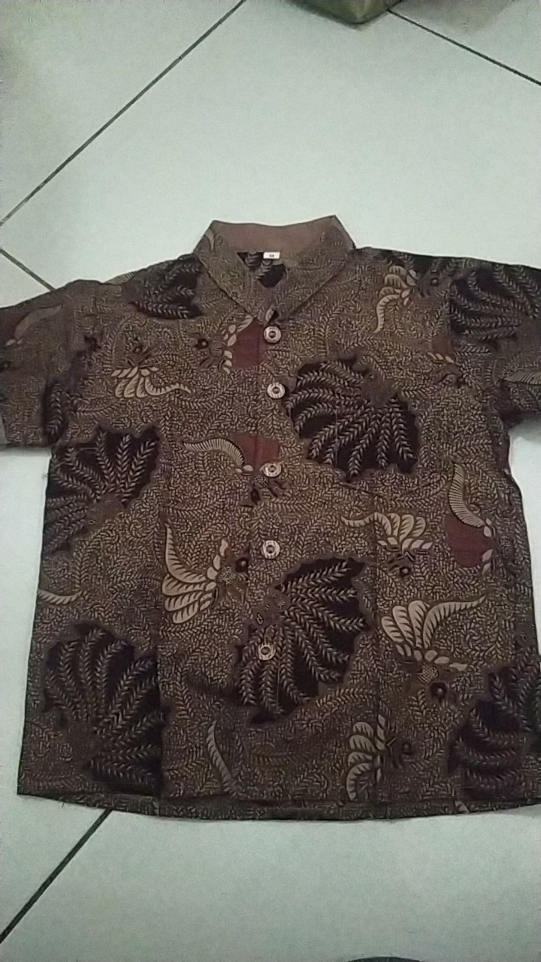 Couple Kemeja Batik Anak Dan Ayah Motif Kerang Ori By Rumah Kemeja