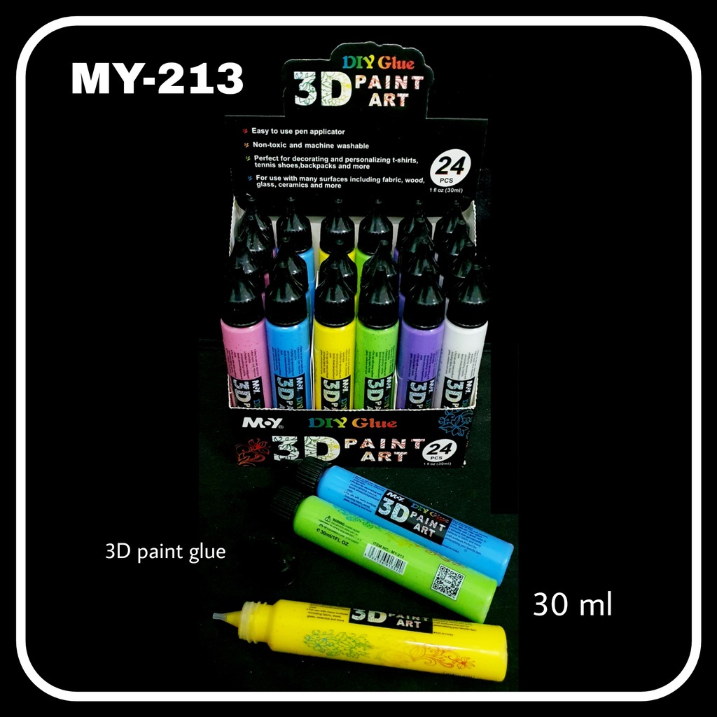 

MJ Lem MY-213(30ml) 3D Paint Glue/DIY Glue / Lem Anak Sekolah