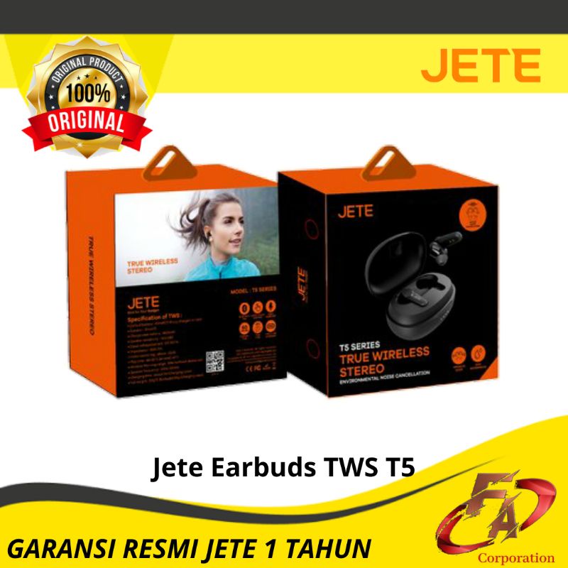 TWS Earbuds / Headset Bluetooth / Bluetooth Earphone JETE