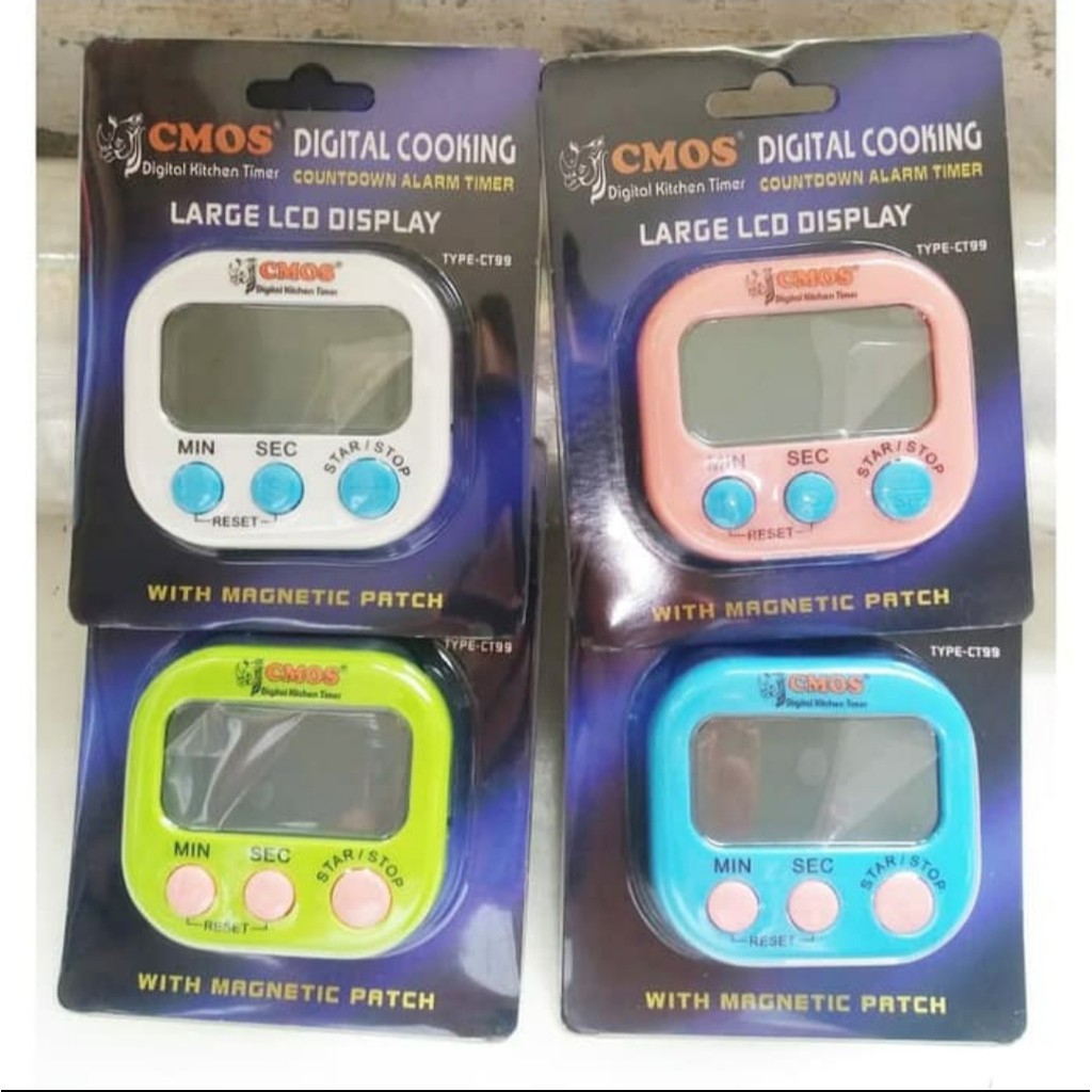 DIGITAL KITCHEN TIMER STOPWATCH CUTE Alarm masak dapur roti kue