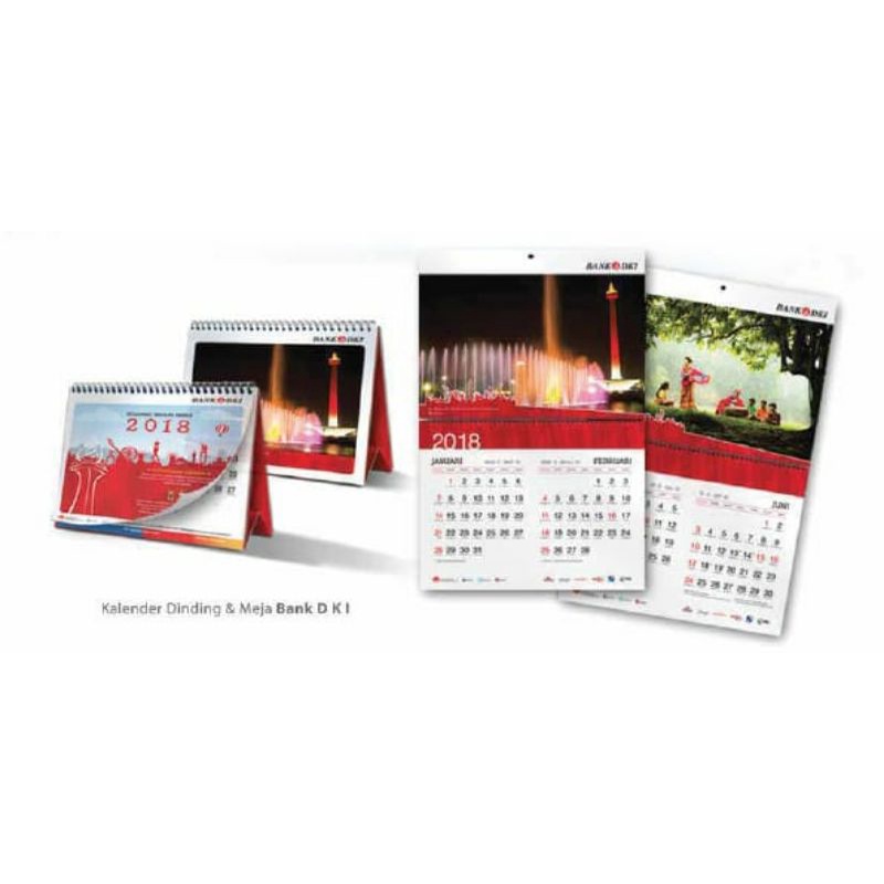 

Kalender Aesthetic Meja/Dinding Custom